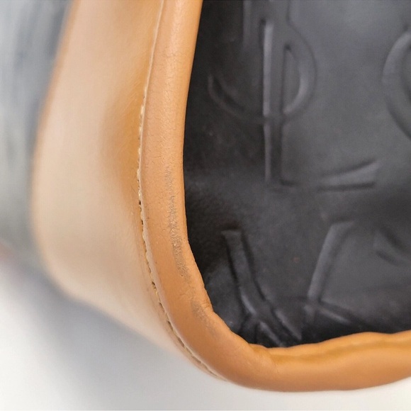 RARE Vintage YVES Saint Laurent leather tote! - Picture 6 of 10